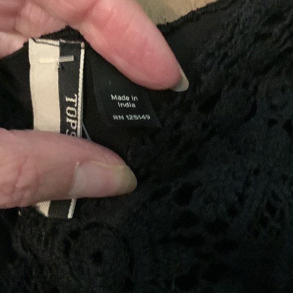 Size 8 TopShop floor length elegant black evening dress. Fitted through waist. - Picture 7 of 9